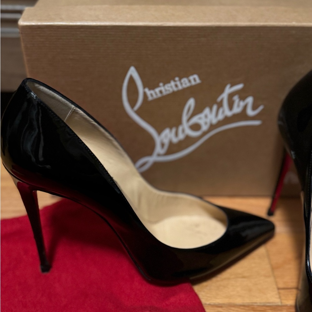 Christian Louboutin Black Patent Leather Heels
